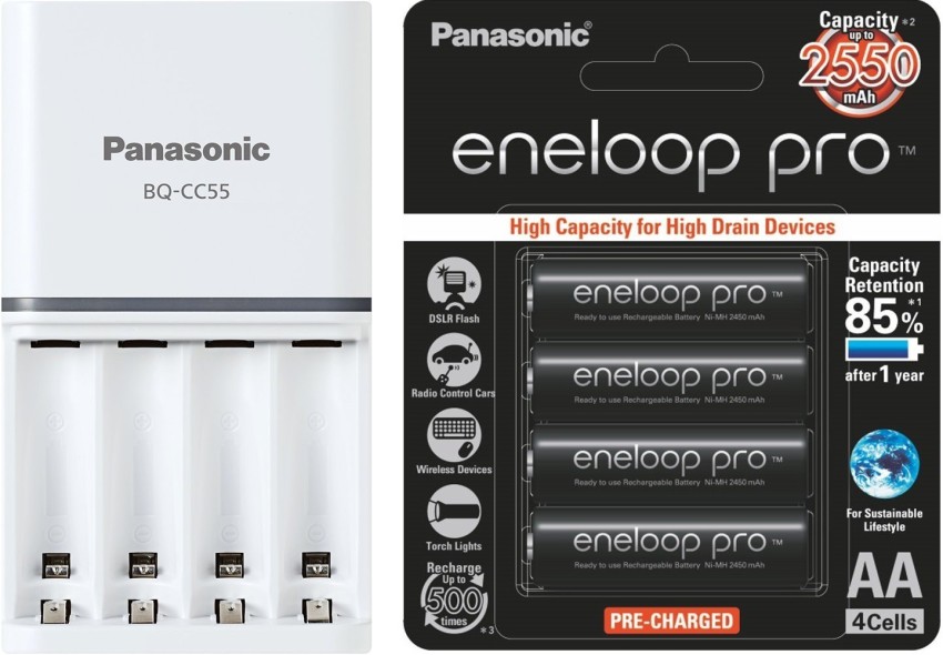 Panasonic BQCC55+2550 4PL BATTERY Camera Battery Charger