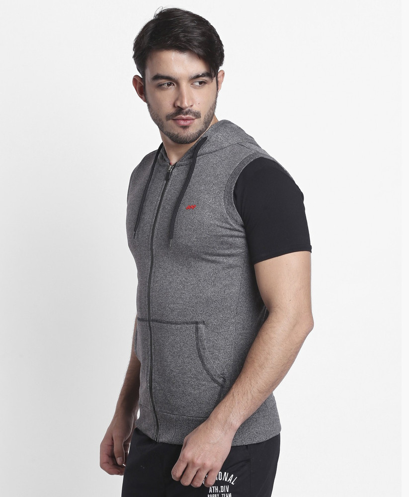SPUNK by fbb Sleeveless Solid Men Sweatshirt Buy SPUNK by fbb