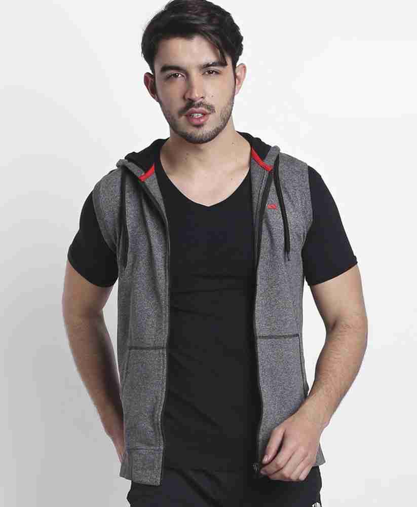 SPUNK by fbb Sleeveless Solid Men Sweatshirt Buy SPUNK by fbb