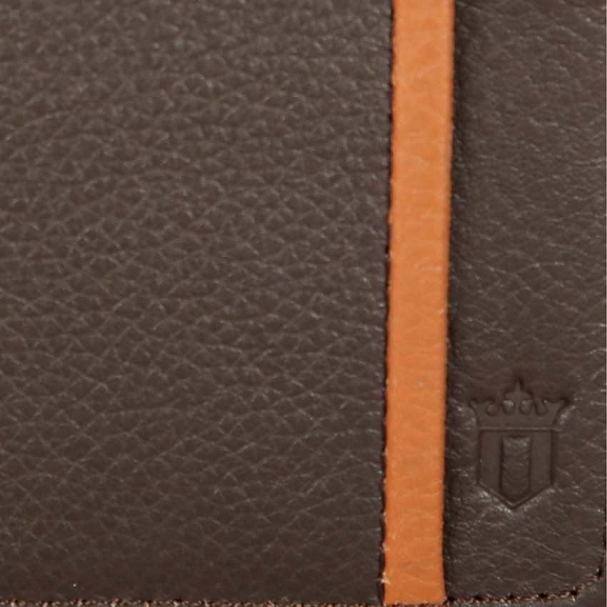 Men's Louis Philippe Leather Wallet Brown Bi-Fold