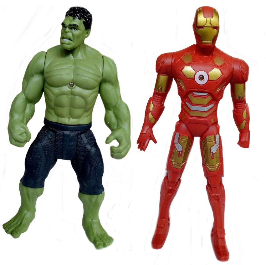 Speoma GREEN HULK AND IRON MAN AVENGERS SUPERHEROES ACTION FIGURES