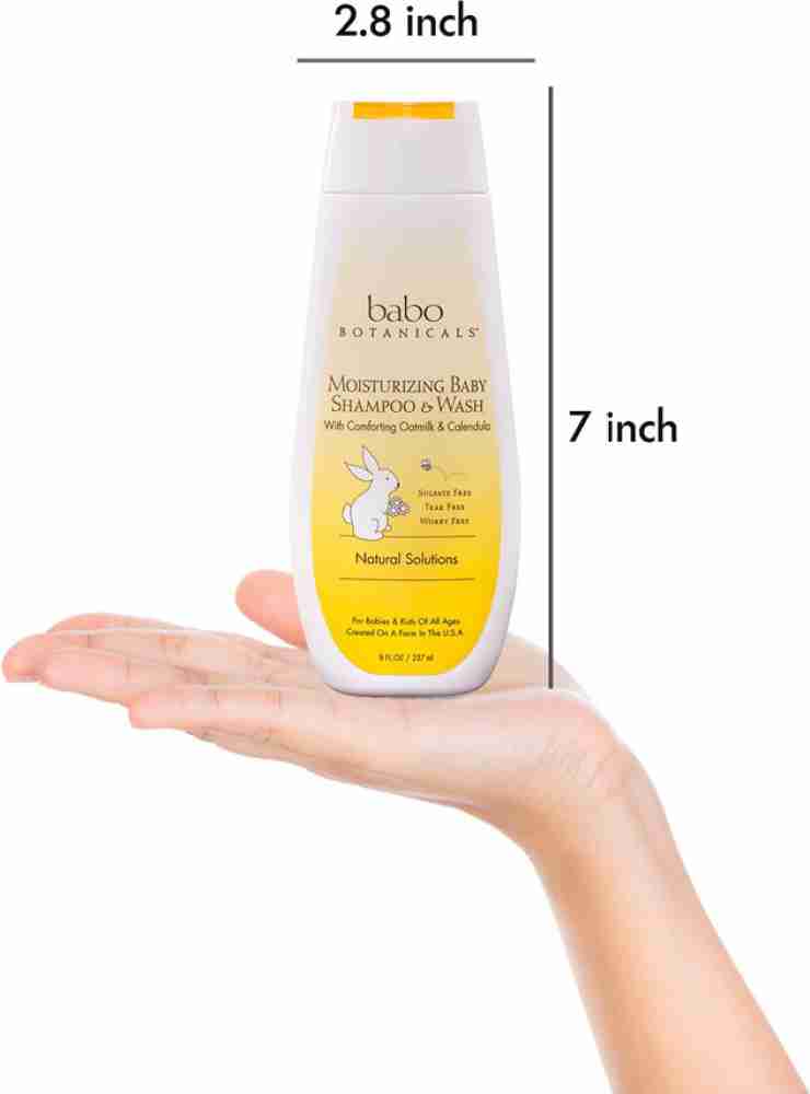 Babo botanicals moisturizing baby shampoo hot sale and wash