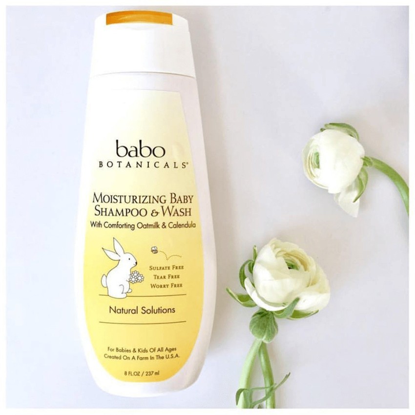 Babo botanicals best sale moisturizing baby shampoo