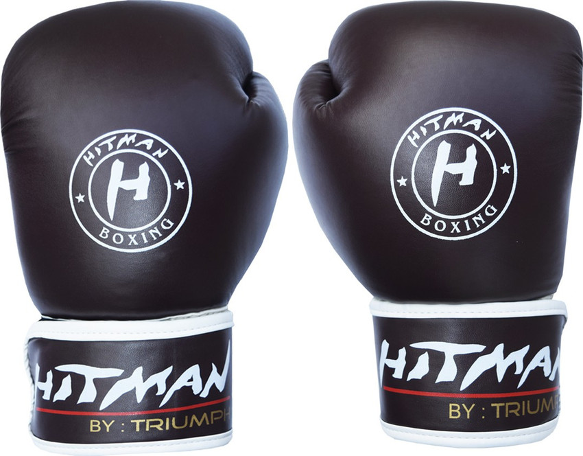 Hitman Force PU Brown 14 Oz Boxing Gloves Buy Hitman Force PU