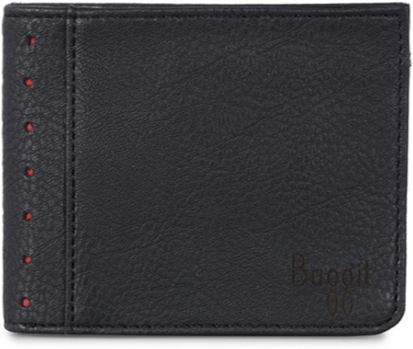 Baggit Men Black Artificial Leather Wallet Black Price in India Flipkart