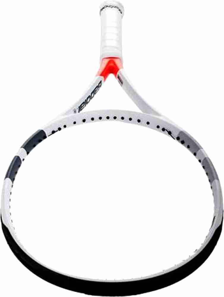 BABOLAT PURE STRIKE 100 UNSTRUNG White Red Unstrung