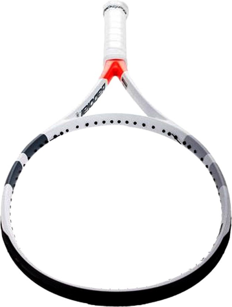 BABOLAT PURE STRIKE 100 UNSTRUNG White Red Unstrung Tennis