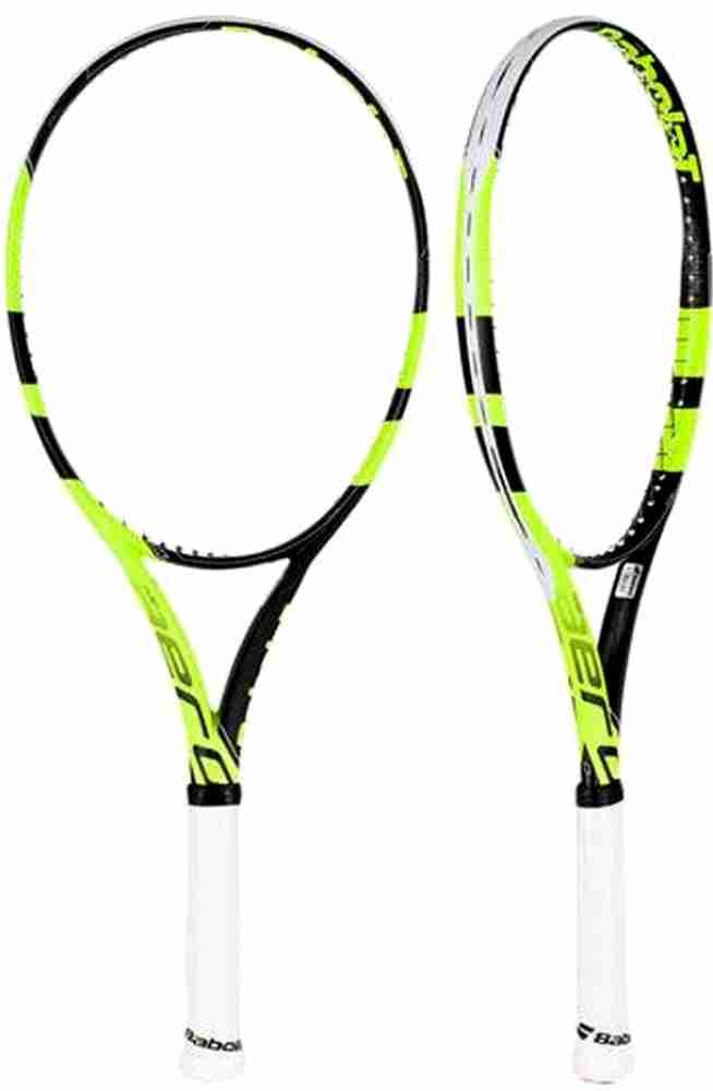 BABOLAT Pure Aero Lite Grip 2 Black Yellow Unstrung Tennis