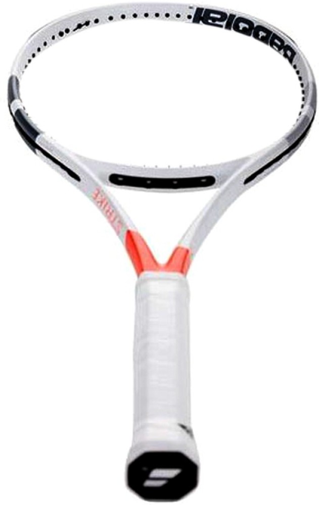 BABOLAT PURE STRIKE 100 UNSTRUNG White Red Unstrung