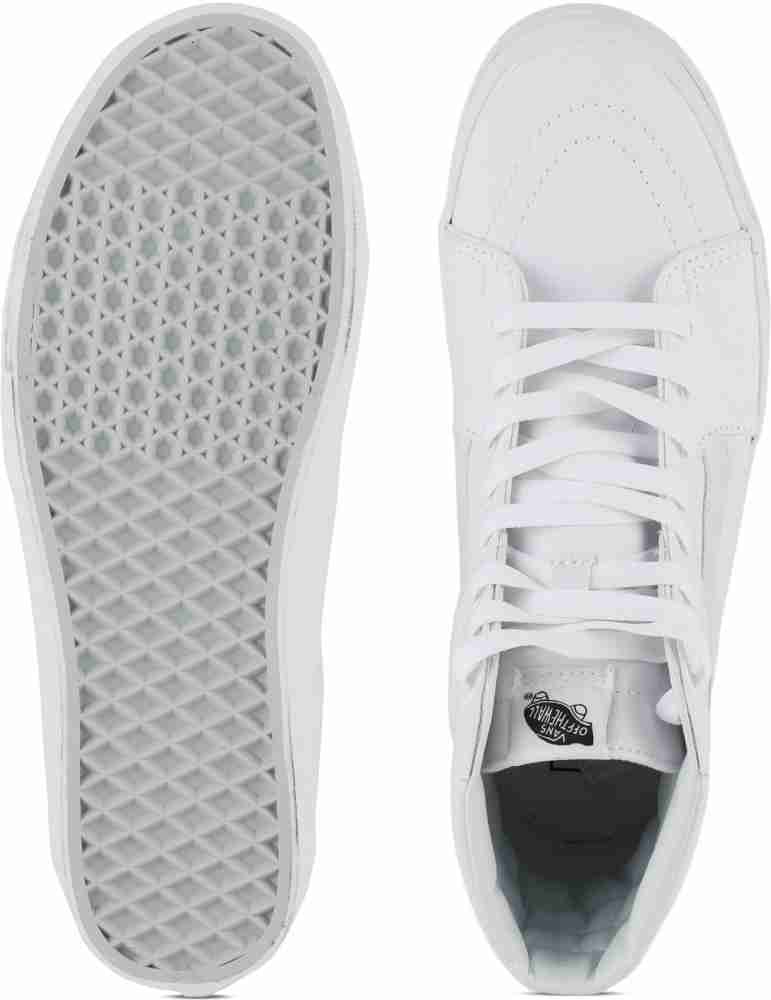 All white sk8 best sale hi