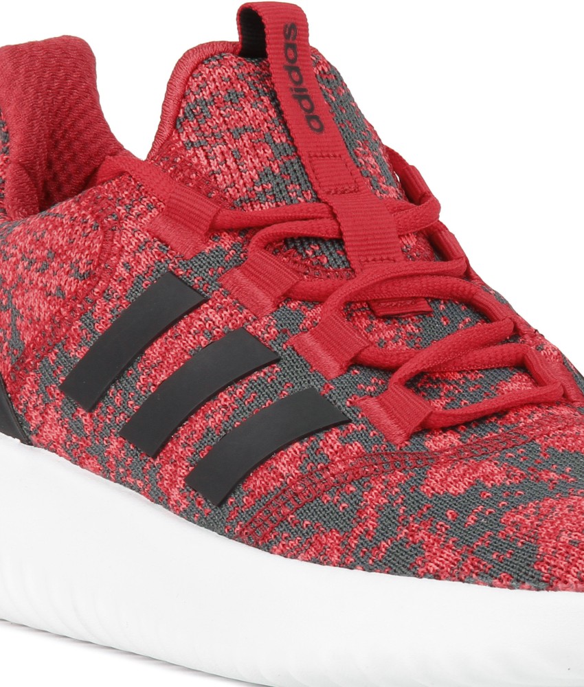 Adidas men's cloudfoam shop ultimate shoes red