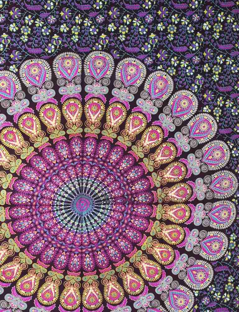 Handicraft-Palace Peacock Mandala Art Tapestry Price in India - Buy  Handicraft-Palace Peacock Mandala Art Tapestry online at