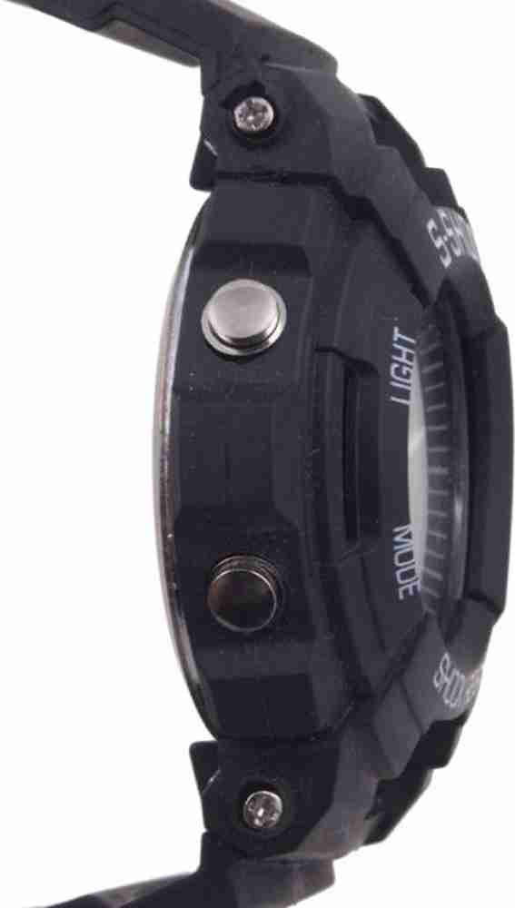 Analog wrist watch with cheap alarm
