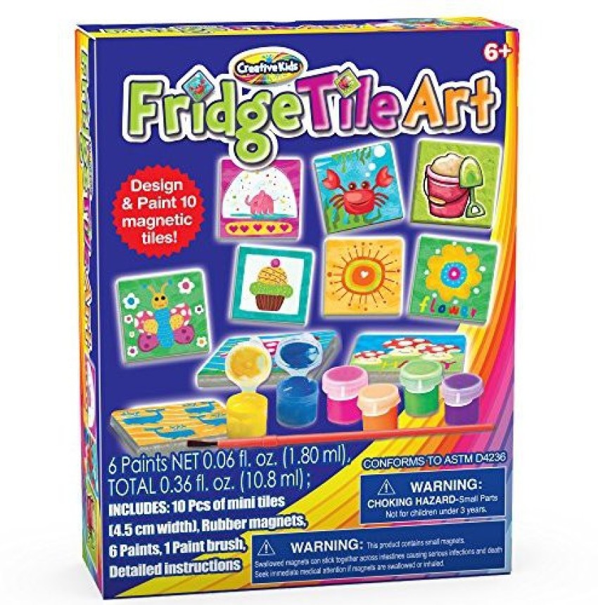 Creative Kids DIY Magnetic Mini Tile Art Crafts Kits For Kids