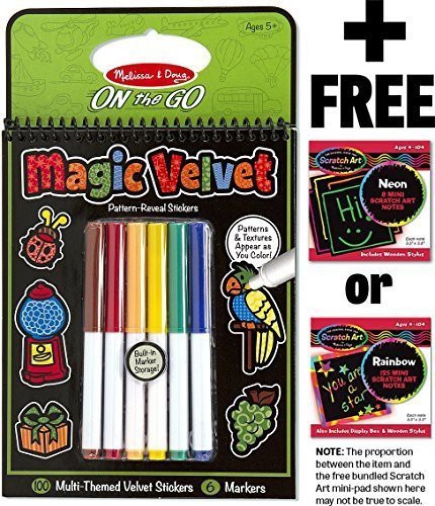 Melissa and doug on deals the go magic velvet