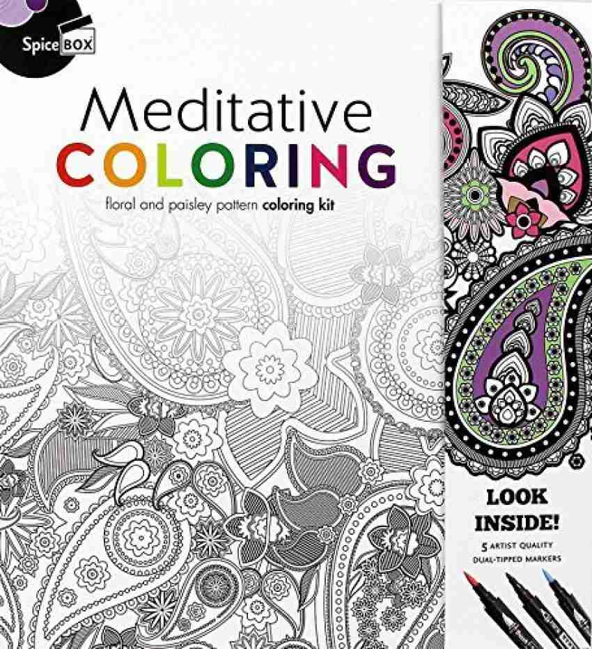 Spicebox Meditative Coloring Sketch Plus