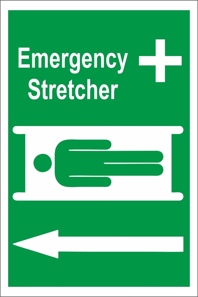 Emergency Stretcher Sign