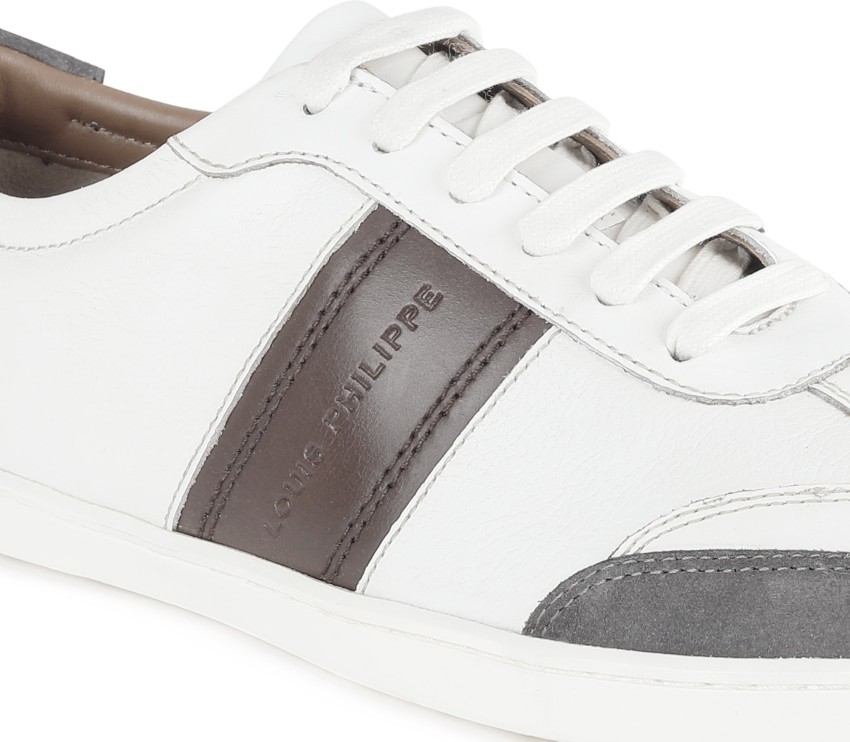 LP Footwear, Louis Philippe White Casual Shoes for Men at Louisphilippe.com