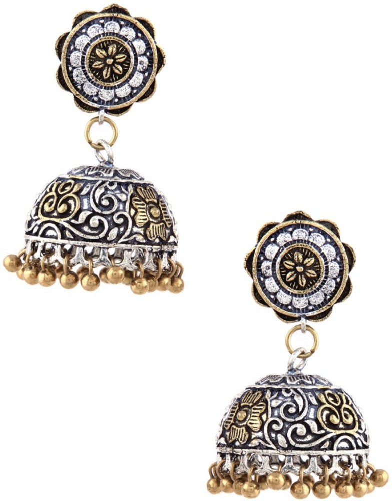 Kashmiri sales jhumka earrings