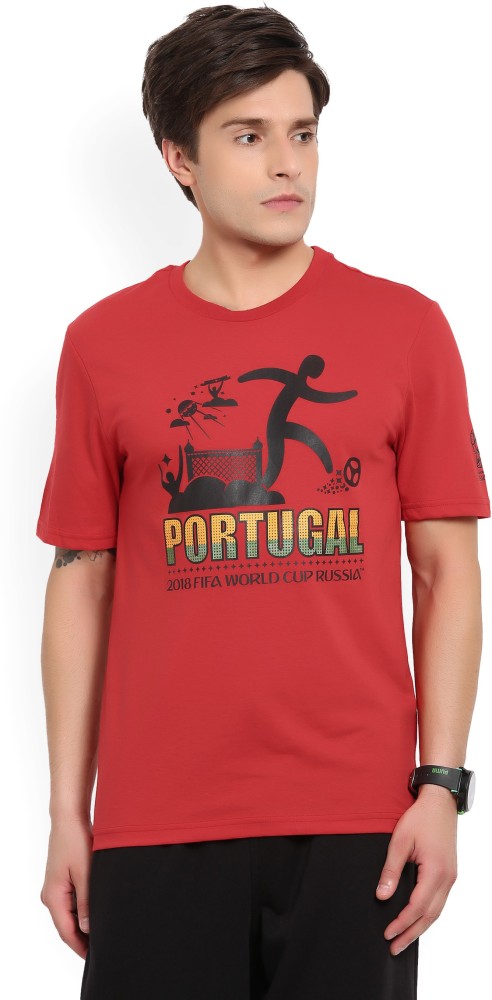 FIFA Portugal Printed Men Round Neck Red T-Shirt Buy Red FIFA Portugal  Printed Men Round Neck Red T-Shirt Online at Best Prices in India 