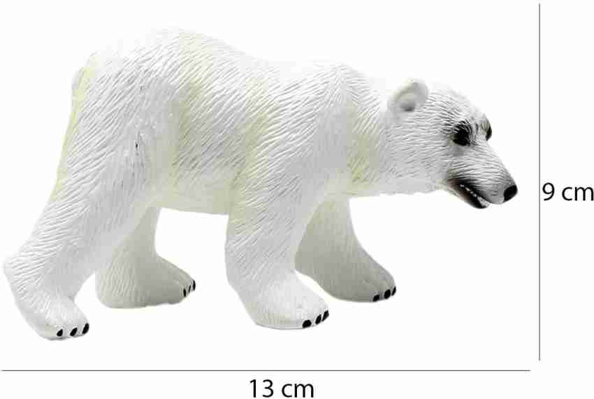 Plastic polar hot sale bear figurines