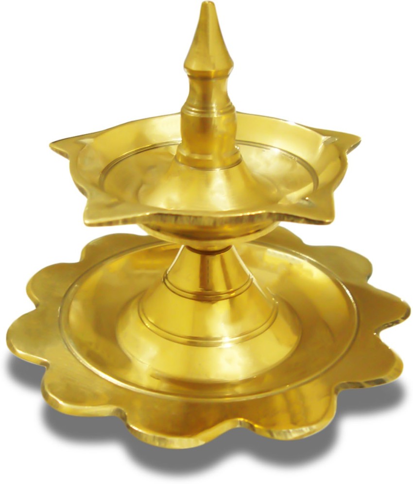 LotusFeet Spirituality Brass Traditional Mukali Stool for Pooja