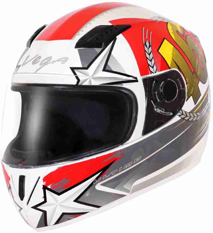 Vega helmets best sale white and red