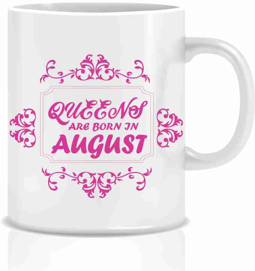 August birthday girl woman's mom' Mug