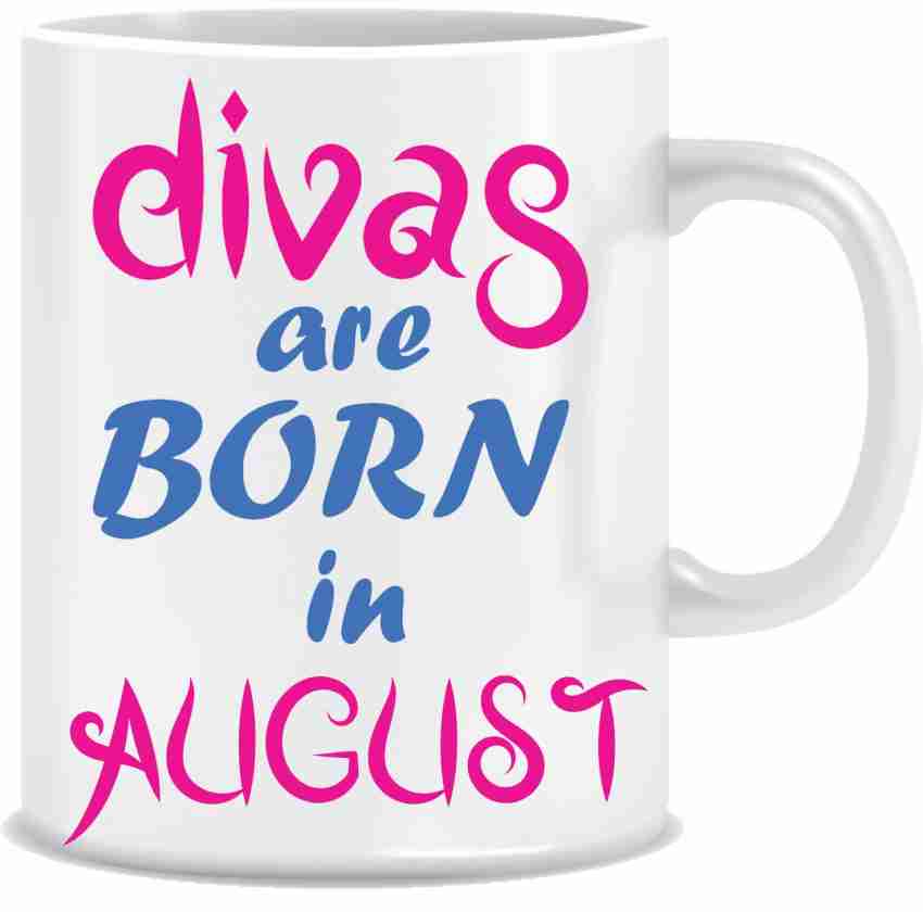 August birthday girl woman's mom' Mug