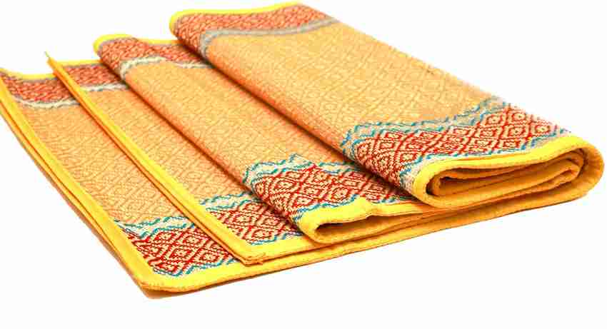 Woven beach outlet mat