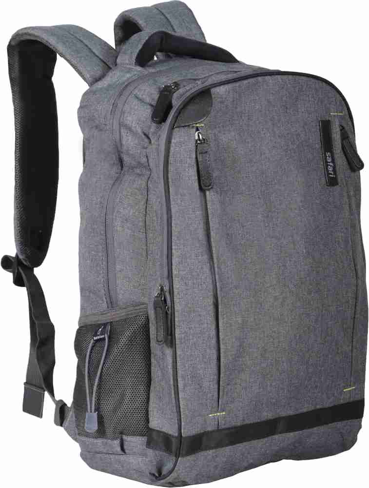 SAFARI Urban Mapper Laptop Backpack Grey 20 L Laptop Backpack Grey Price in India Flipkart