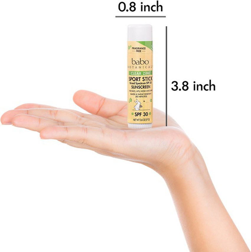 Babo botanicals clear zinc sport stick deals