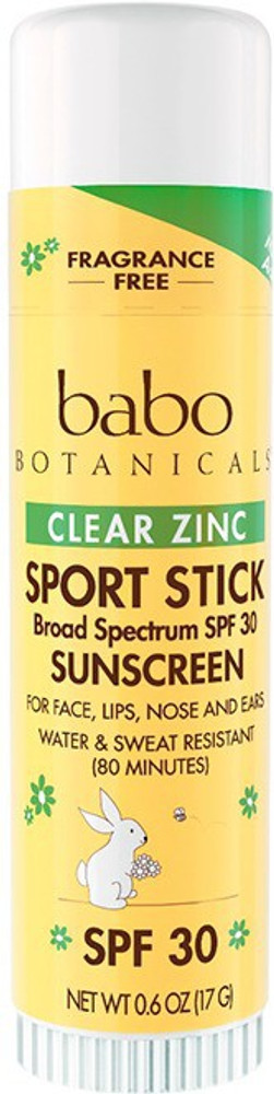 Babo botanicals clear best sale zinc sport stick