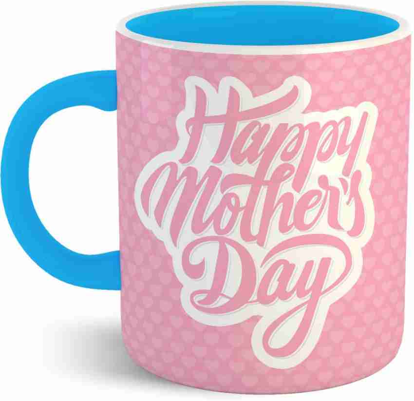 Buy Pink 300 ML Ceramic Printed (Set of 2) Coffee Mugs at 23% OFF