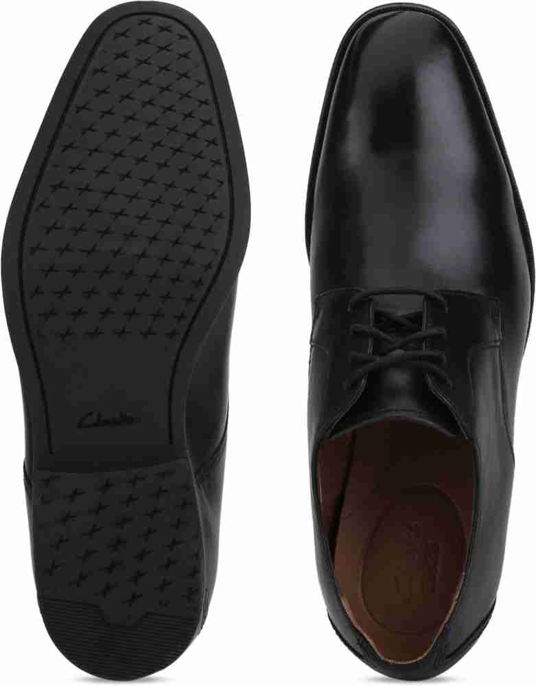 Clarks gilman hot sale lace black