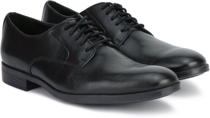 CLARKS Conwell Plain Formal Shoes For Men Buy Black Leather Color CLARKS Conwell Plain Formal Shoes For Men Online at Best Price Shop Online for Footwears in India Flipkart