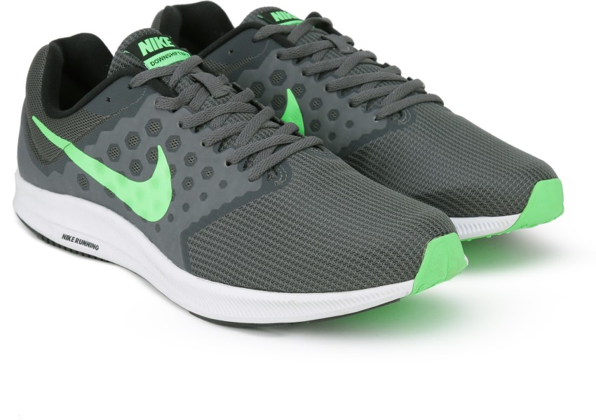 NIKE DOWNSHIFTER 7 Running Shoes For Men Buy DARK GREY RAGE GREEN WHITE BLACK Color NIKE DOWNSHIFTER 7 Running Shoes For Men Online at Best Price Shop