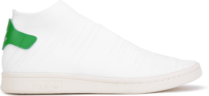 ADIDAS ORIGINALS STAN SMITH SOCK PK W Sneakers For Women Buy FTWWHT FTWWHT GREEN Color ADIDAS ORIGINALS STAN SMITH SOCK PK W Sneakers For Women Online at Best Price Shop Online for