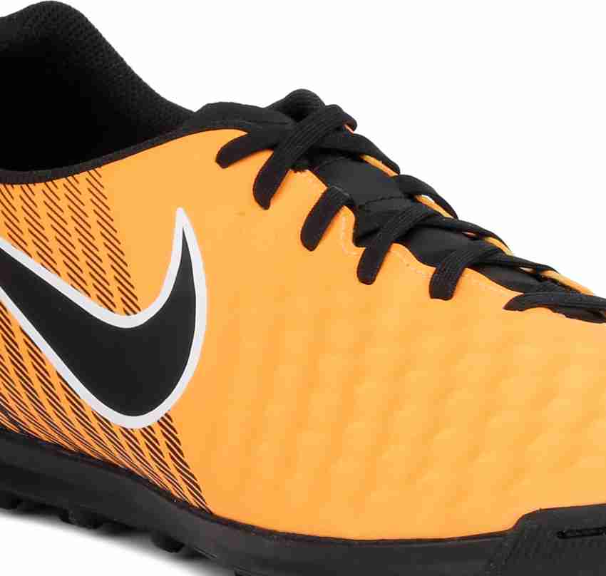 NIKE MAGISTAX OLA II TF Football Shoes For Men Buy LASER ORANGE BLACK WHITE VOLT Color NIKE MAGISTAX OLA II TF Football Shoes For Men Online at Best Price Shop Online for Footwears