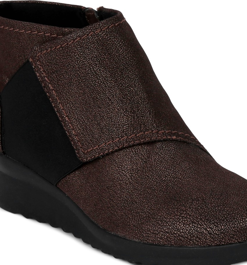 CLARKS Caddell Rush Bronze Boots For Women Buy Bronze Color CLARKS Caddell Rush Bronze Boots For Women Online at Best Price Shop Online for Footwears in India Flipkart