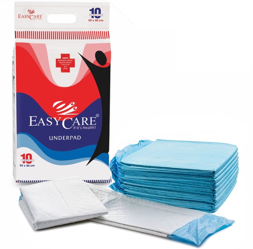 EASYCARE EC-1190 Underpad - Pack of 10 Sheets (60 X 90 CM) Adult