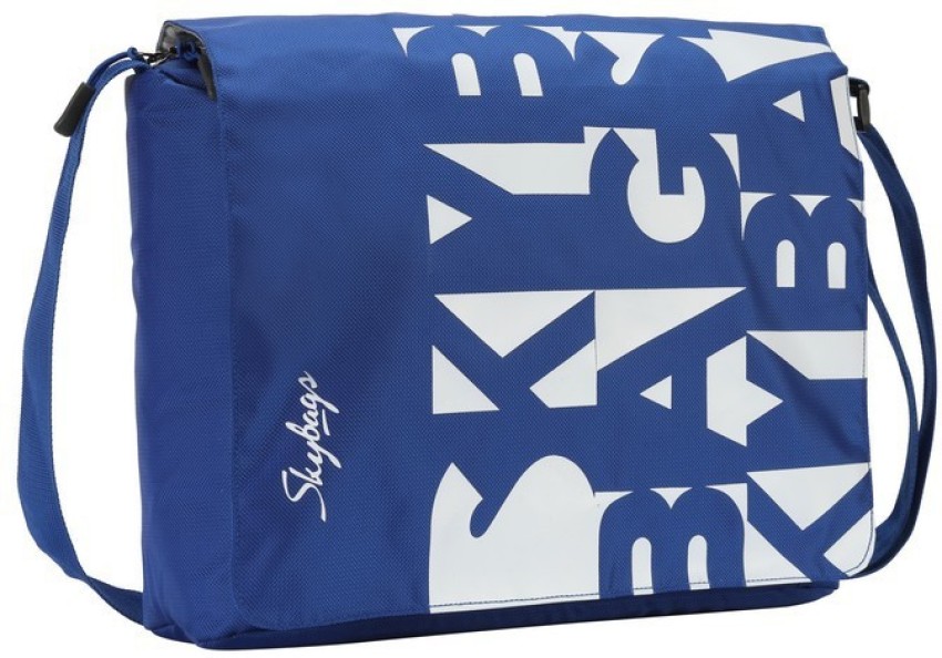 Buy SKYBAGS Men Blue Messenger Bag Blue Online @ Best Price in