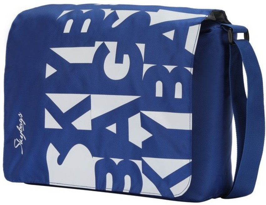 Buy SKYBAGS Men Blue Messenger Bag Blue Online @ Best Price in