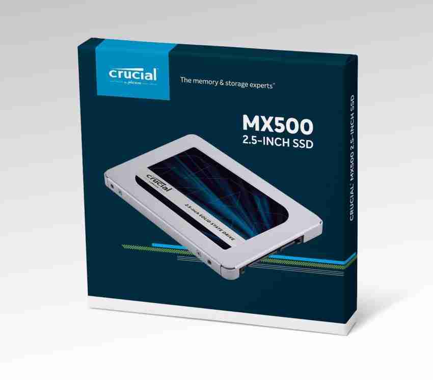 Crucial MX500 500 GB Laptop, Desktop Internal Solid State Drive (SSD) ( CT500MX500SSD1) - Crucial 