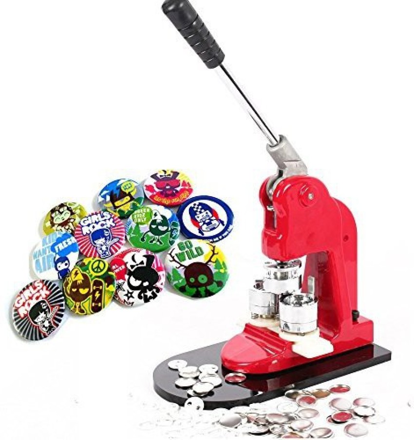 Generic VEVOR Machine Badge with Button Parts and Circle Cutter Button  Maker, 500 Piece - VEVOR Machine Badge with Button Parts and Circle Cutter  Button Maker, 500 Piece . shop for Generic