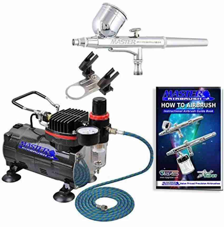 Master Airbrush Multi-purpose Gravity Feed Dual-action Airbrush Kit