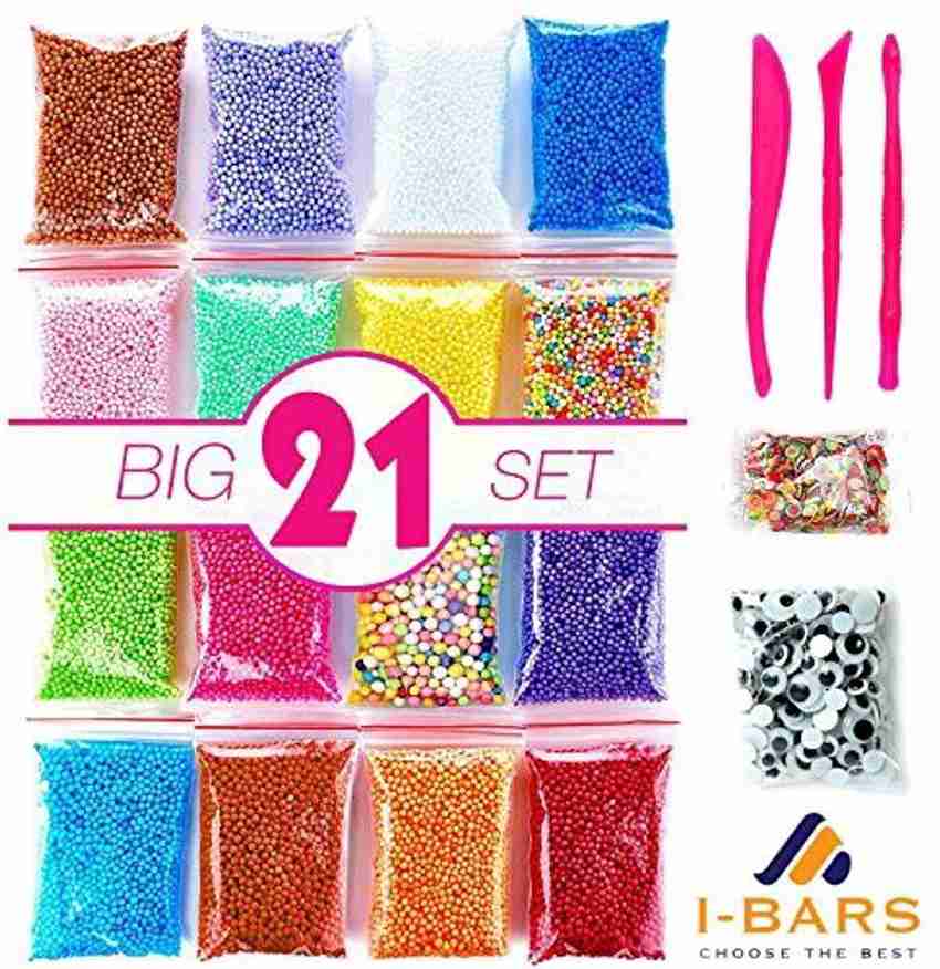 Foam beads for store slime