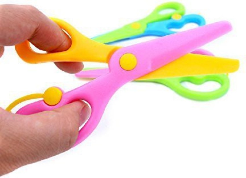 3 Pack Child-Safe Scissor Set, Toddlers Training Scissors, Pre