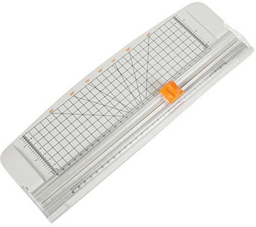 Generic Paper Trimmer / Paper Cutter - Paper Cutting Board With Grid Guide  - For Scrapbooking, Picture Cutting, Label Design, Coupon Cutting - Grey,  14.75 x 5.1 inches - Paper Trimmer /