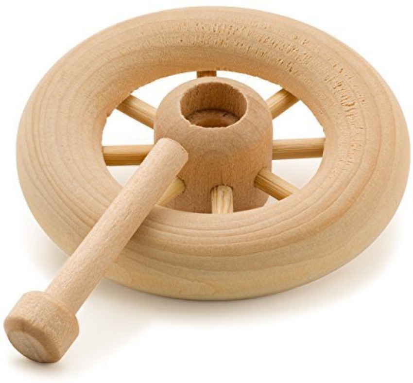 Woods Wooden Spoked Toy Wheels 2